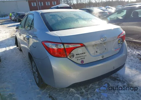2016 Toyota Corolla Le from USA, damaged, VIN 2T1BURHEXGC539047